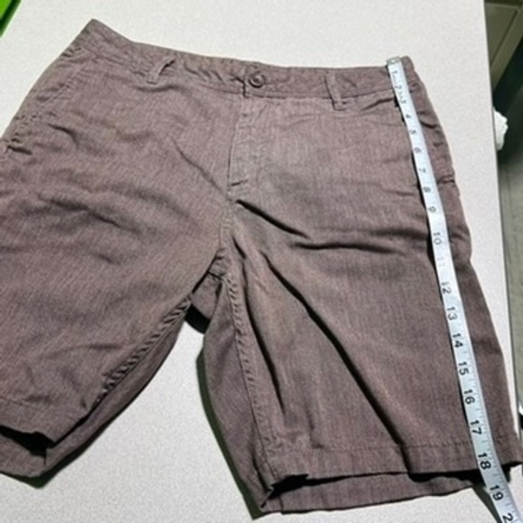 Katin USA Mens Hybrid Walk Shorts Brown Heathered Size 32 Surf Casual - Picture 12 of 12